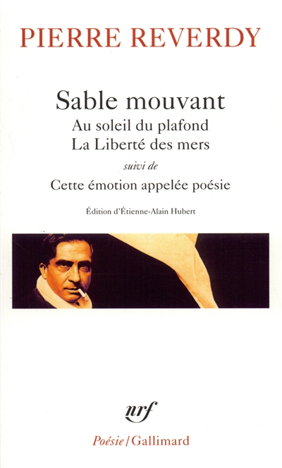 Couverture recueil de poésie : Sable mouvant de Pierre Reverdy